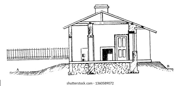 This Is The Representation Of The Elevation Of The Design XI. The Entrance Parapet Roof Is Shown.