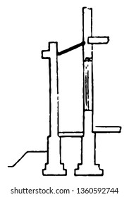 This is a representation of a projection. The removal of it would promote more light but when this is added the light will pass through the glass roof of the veranda vintage line drawing or engraving 