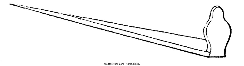 This is the representation showing the flashing of milled lead ten inches wide weightings five pounds a superficial foot to be clashed into the brick work and fixed with walls.