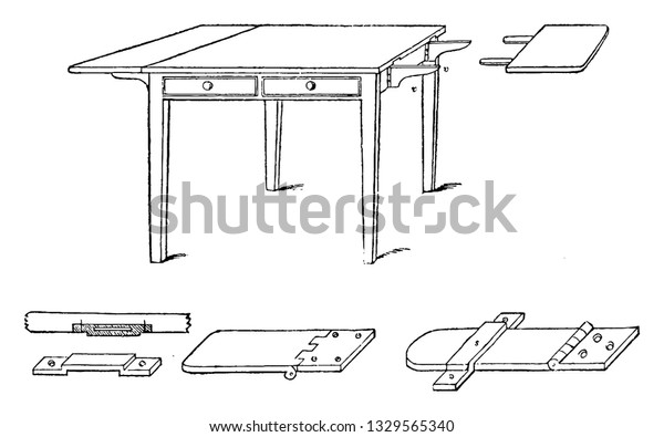 This Representation Showing Longitudinal Section Table Stock
