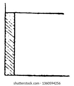 Se trata de una representación de una falda sin ninguna moldura en el dibujo de la línea vintage superior o ilustración de grabado.