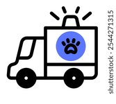 This Rescue animal icon is suitable for volunteer, humanitarian and help people, etc.