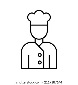 This is a restaurant-related icon that uses a simple outline style ready to use for your project design purposes