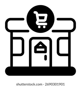 Esse ícone de Varejista é adequado para Fabricação, Distribuição e campos relacionados.