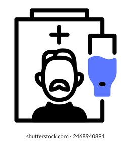 Dieses Seniorenheim-Symbol ist für Senioren-, Renten- und Seniorenaktivitäten geeignet.