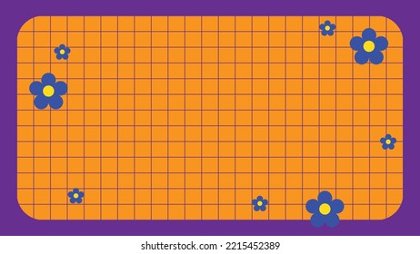 This is a retro background. vibrant and wavy abstract shape design. Retro graphics with a modern twist. Landscape backgrounds, rainbows, and retro decorations are easy to color edit.