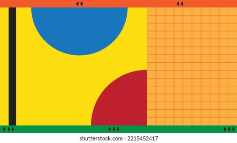 Este es un fondo retro. diseño de forma abstracto vibrante y ondulado. Gráficos retro con un toque moderno. Los fondos paisajísticos, los arcos y las decoraciones retro son fáciles de editar en color.