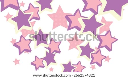 This is a retro pop star background illustration.