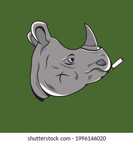 this is a rhino head design, which you can use for logos, mascots, or screen printing t-shirts, mugs, bags and others