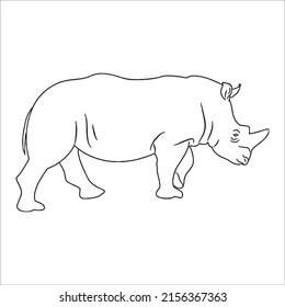 2,956 Rhinoceros Line Art Images, Stock Photos & Vectors | Shutterstock