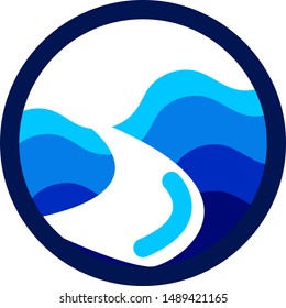 this is river flat icon