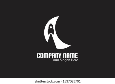 This is a rocket image logo. This logo is perfect for your company. This logo is black and white. This logo can be used for companies, websites, brochures, and posters.