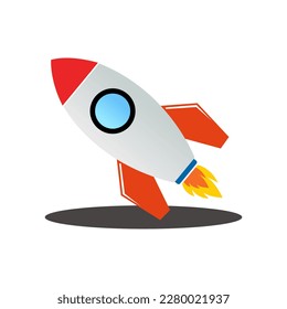 this is rocket vector icon