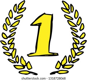 This is a rough sketch of Award Laurel .