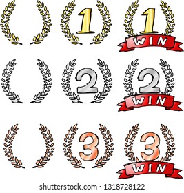 This is a rough sketch of Award Laurel .