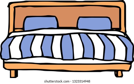 This is a rough sketch of the bed.