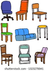 This is a rough sketch of the chair.