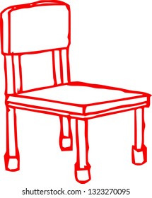 This is a rough sketch of the chair.