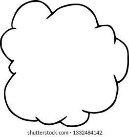 This is a rough sketch of clouds.