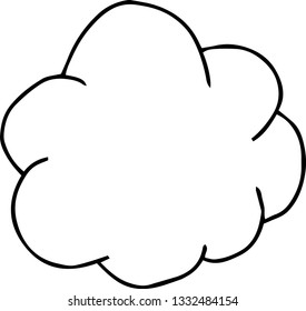 This is a rough sketch of clouds.