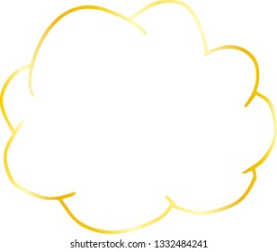This is a rough sketch of clouds.
