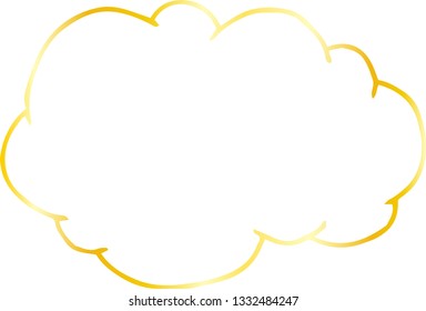 This is a rough sketch of clouds.