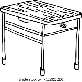 This is a rough sketch of the desk.