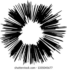 This is a rough sketch of explosion.