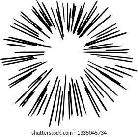 This is a rough sketch of explosion.