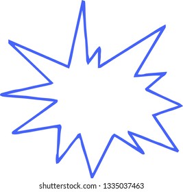This is a rough sketch of an explosive frame.