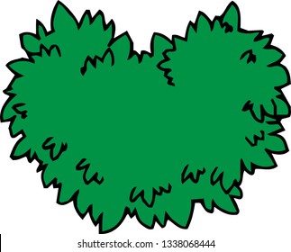 This is a rough sketch of grass.