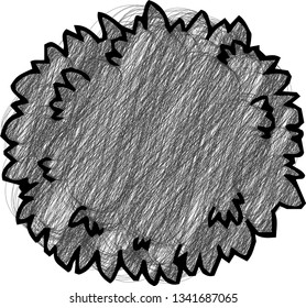 This is a rough sketch of a picture book style grassy.