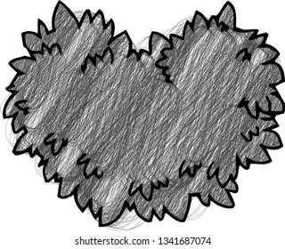 This is a rough sketch of a picture book style grassy.
