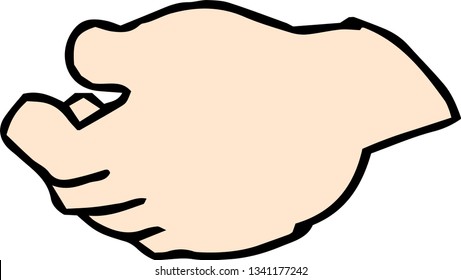 This is a rough sketch of the race hand sign.