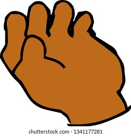 This is a rough sketch of the race hand sign.