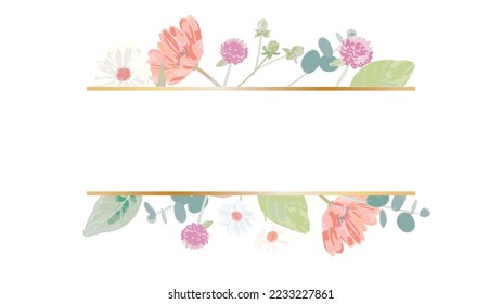 This is a roughly colored floral background.