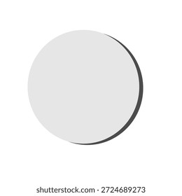 This is a round black-framed wall mirror. 
