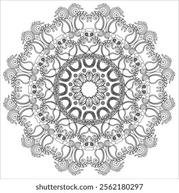 This is a round mandala.
