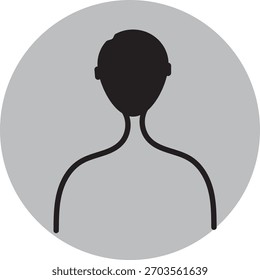 Este é o design de forma redonda dentro da imagem do ícone do homem, perfeito para a imagem do ícone da atividade.