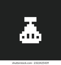 this is Rpg icon in pixel art with white color and black background ,this item good for presentations,stickers, icons, t shirt design,game asset,logo and your project.