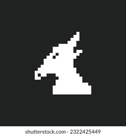 this is Rpg icon in pixel art with white color and black background ,this item good for presentations,stickers, icons, t shirt design,game asset,logo and your project.