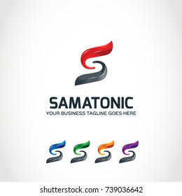 This is a S letter logo used for many purposes.