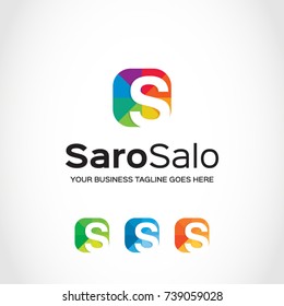 This is a S letter logo used for many purposes.