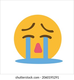 This is sad emoji sad and cry