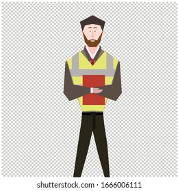 This is the safety officer who is staring at the work ahead.