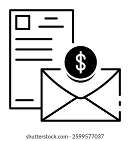 This Salary icon is suitable for May Day, Labour Day, etc