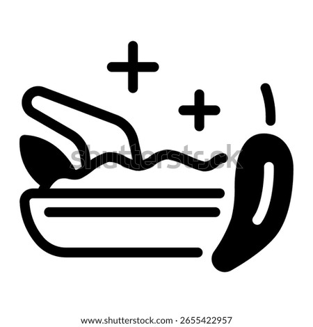 This Sambal icon is suitable for Indonesian culture, etc.