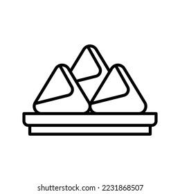 this is a Samosa icon
icon with outline and pixel perfect style
this is one of the icons from the icon sets with Asian food theme