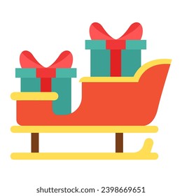 This Santa Sleigh icon is suitable for The Birth of Jesus or Christmas, Religion, Christian, etc.