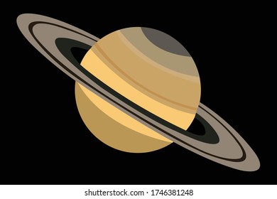 This is Saturn in black background.
